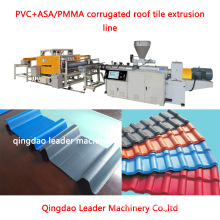 PVC+Asa Corrugated Roofing Sheet Glazed Roof Tile Extrusion Machine